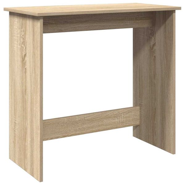 vidaXL Bureau 80x40x75 cm bewerkt hout sonoma eikenkleurig