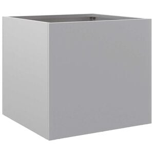 vidaXL Plantenbak 32x30x29 cm gegalvaniseerd staal zilverkleurig
