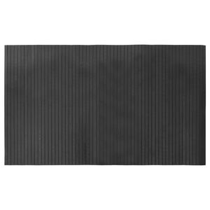 vidaXL Vloerkleed rechthoekig 60x100 cm bamboe grijs