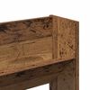vidaXL Schoenenkast 2 pcs Oud hout 80 x 18 x 60 cm Bewerkt hout