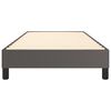 vidaXL Boxspring bed kunstleer grijs 90x200 cm