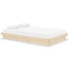 vidaXL Bedframe massief hout 120x190 cm
