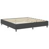 vidaXL Boxspringframe stof grijs 200x200 cm