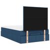 vidaXL Ottoman bed met matras 120x190 cm stof blauw