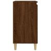 vidaXL Nachtkastjes 2 st 40x35x70 cm bewerkt hout bruin eikenkleur