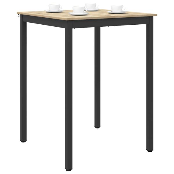 vidaXL Eettafels Bewerkt hout