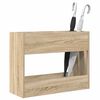 vidaXL Paraplu Standaard Sonoma Eiken 65 x 24 x 50 cm Bewerkt hout