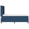vidaXL Boxspring bed met matras met hoofdeinde Blauw 90 x 190 cm Stof
