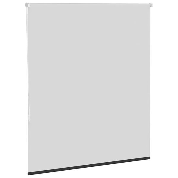 vidaXL Rolgordijn verduisterend 125x130 cm stofbreedte 121,6 cm zwart