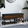 vidaXL Schoenenbank 102x32x45 cm bewerkt hout bruin eikenkleur