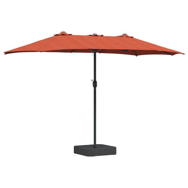 vidaXL Tuinparasol Terracotta 385 x 209 x 244 cm Polyester