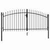 vidaXL Dubbele deur hekpoort Woerden met speerpunt 299,5x149,5 cm