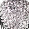 vidaXL Boeddhahoofd ornament aluminium zilver