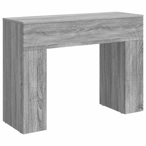vidaXL Salontafel Grijs sonoma 102 x 35 x 75 cm Bewerkt hout