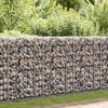 vidaXL Gabion mand 200x50x100 cm gegalvaniseerd staal