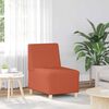 vidaXL Modulaire Bankeenheid Armlos Oranje 55 x 74 x 82 cm Katoen Stof