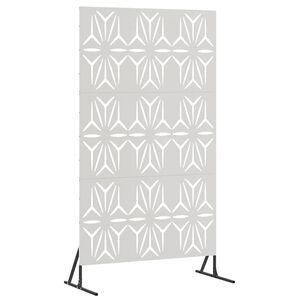 vidaXL Privacyscherm 100 x 50 x 180 cm Roestvrij staal zilver