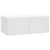 vidaXL Wandbeugel TV-kast Wit 78,5 x 41 x 30 cm Bewerkt hout