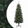 vidaXL Kunstkerstboom met Ballen 120 cm 150 LED's Warmwit PE en PVC
