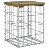 vidaXL Tuinbank schanskorfontwerp 33x31x42 cm ge&iuml;mpregneerd grenenhout