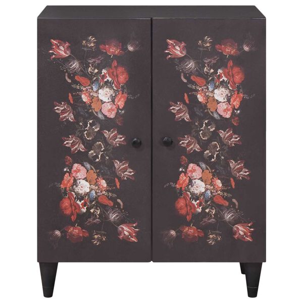 vidaXL Opslagkasten Multikleur 60 x 33.4 x 75.1 cm Massief Mango Hout