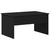 vidaXL Salontafel Zwart Eiken 80 x 50,5 x 41,5 cm Bewerkt hout