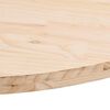 vidaXL Tafelblad 60x30x2,5 cm massief grenenhout ovaal