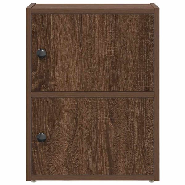 vidaXL Boekenkast 40x24x52 cm bewerkt hout bruin eikenkleurig
