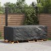 vidaXL Meubelhoes Effen Zwart 229 x 113 x 73 cm 210D