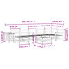 vidaXL 9-delige Loungeset massief grenenhout wit