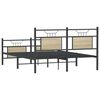 vidaXL Bedframe zonder matras hout sonoma eikenkleurig 140x200 cm