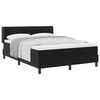 vidaXL Boxspringbed met hoofdeinde Zwart 190 x 140 cm Fluweel
