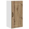 vidaXL Keukenkast Kalmar Artisan Eiken 40 x 31 x 80 cm Bewerkt hout