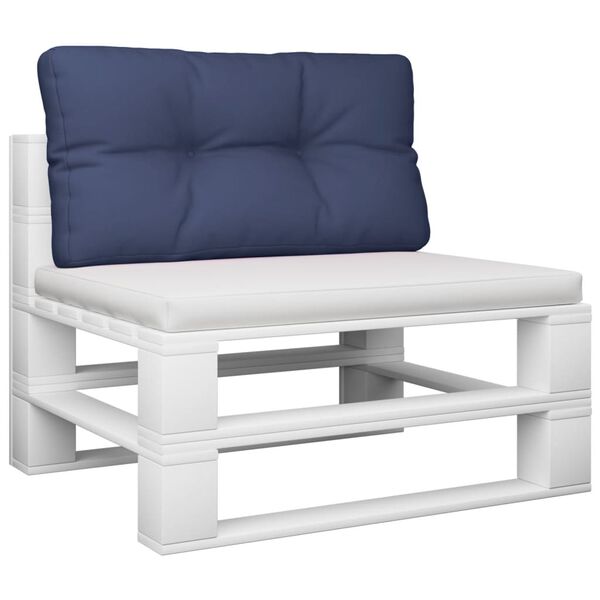 vidaXL Palletkussen 70x40x12 cm oxford stof marineblauw