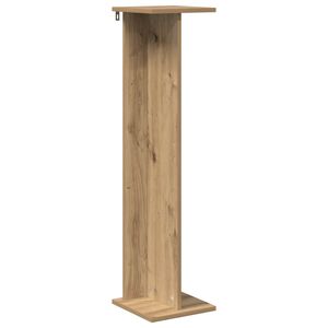 vidaXL Plantenstandaard Artisanaal eiken 25 x 25,5 x 100,5 cm