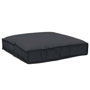 vidaXL Kussen Oxford Stof Zwart 80 x 80 x 12 cm