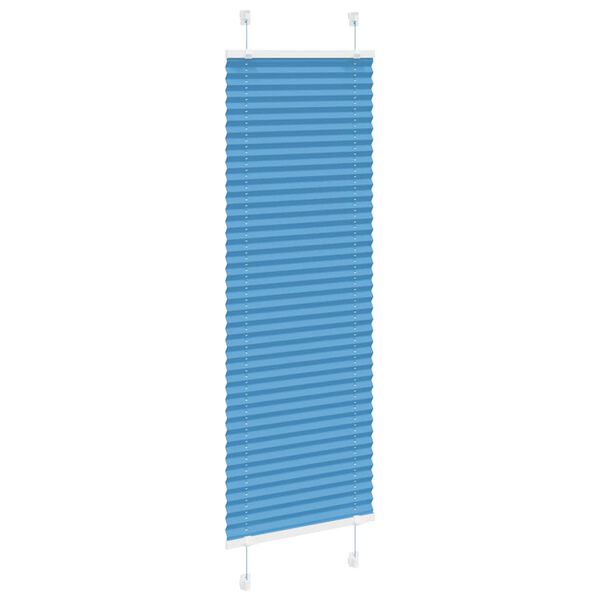 vidaXL Pliss&eacute; rolgordijn 40x100 cm stofbreedte 39,4 cm polyester blauw