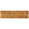vidaXL Tafelblad rechthoekig 120x20x3,8 cm massief mangohout