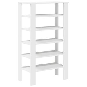 vidaXL Schoenenrek 61x32x105 cm bewerkt hout wit