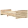 vidaXL Bedframe zonder matras hout sonoma eikenkleurig 90x200 cm