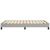 vidaXL Bedframe zonder matras 120x190 cm stof lichtgrijs