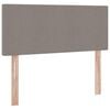 vidaXL Opbergbed met matras met matras Taupe 120 x 200 cm Bewerkt hout