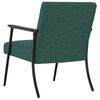 vidaXL Fauteuil Donkergroen 59 x 75 x 78 cm Stof
