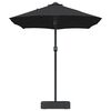 vidaXL Tuinparasol Zwart 385 x 209 x 244 cm Stof
