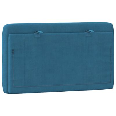 vidaXL Hoofdbordkussen 80 cm fluweel blauw