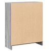 vidaXL Boekenkast 60x24x76 cm bewerkt hout grijs sonoma eikenkleurig
