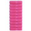 vidaXL Premium washandjes SOLUND 10 stuks roze 30x30 cm 600 g/m&sup2;