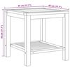 vidaXL Salontafel Bruin 45 x 45 x 45 cm Massief teakhout