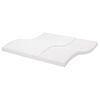 vidaXL Schuimmatras 7 zones hardheid 20 ILD 200x200 cm wit