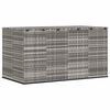 vidaXL Tuinbox 194x100x103 cm polyetheen rattan grijs